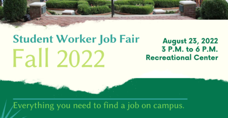 2022 Fall – Student Worker job fair